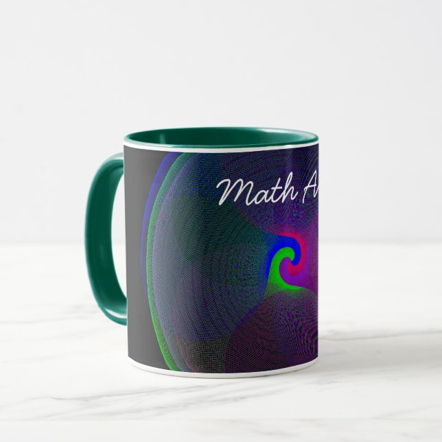 Tasse des farbigen, geflochtenen geometrischen Mat (Vorderseite Links)