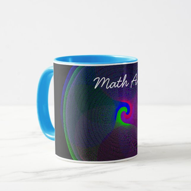 Tasse des farbigen, geflochtenen geometrischen Mat (Vorderseite Links)
