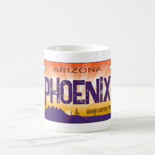 Tasse des Flaggenschilds Phoenix Arizona