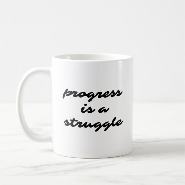 Tasse des Fortschritts (Links)