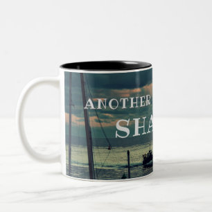 Tasse des Fotos am Meer