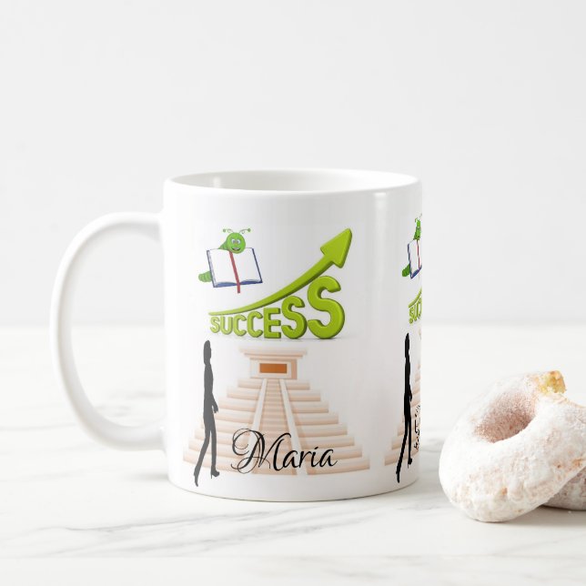 Tasse des Frauenerfolgs (Mit Donut)