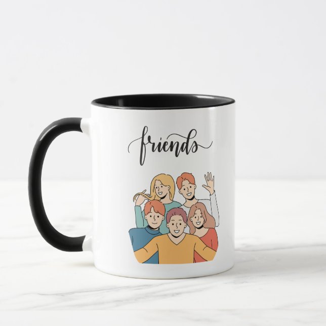 Tasse des Freundschaftsdesigns (Links)