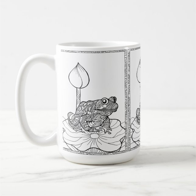 Tasse des Frosches (transparent) (Links)