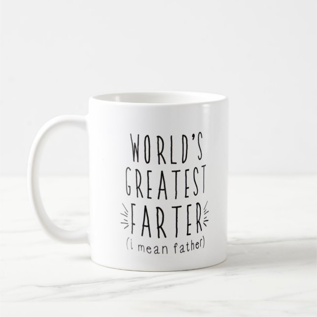 Tasse des "Funny Vathers Day", Tasse zum Geburtsta (Links)