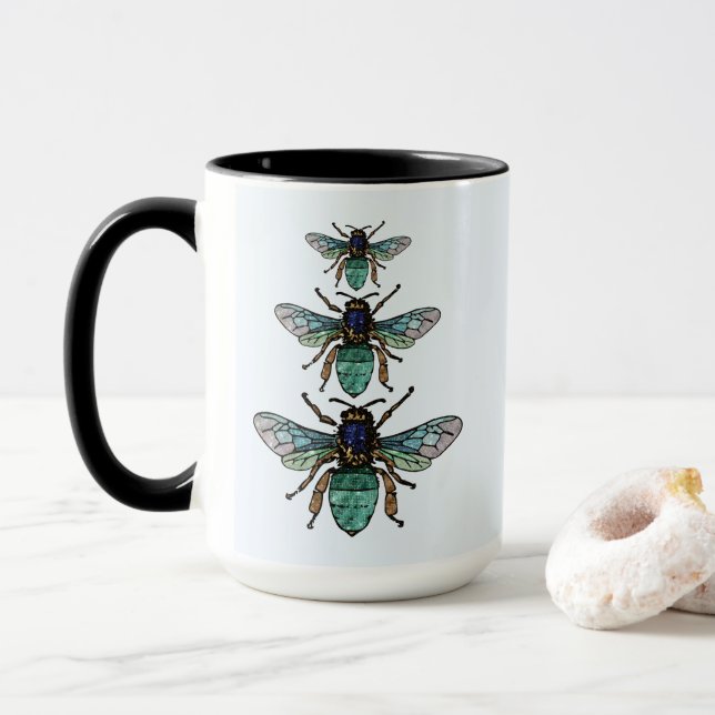 Tasse des Glitzer (Mit Donut)