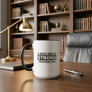 Tasse des Gottes - "Ein weiser Mensch ist stark"