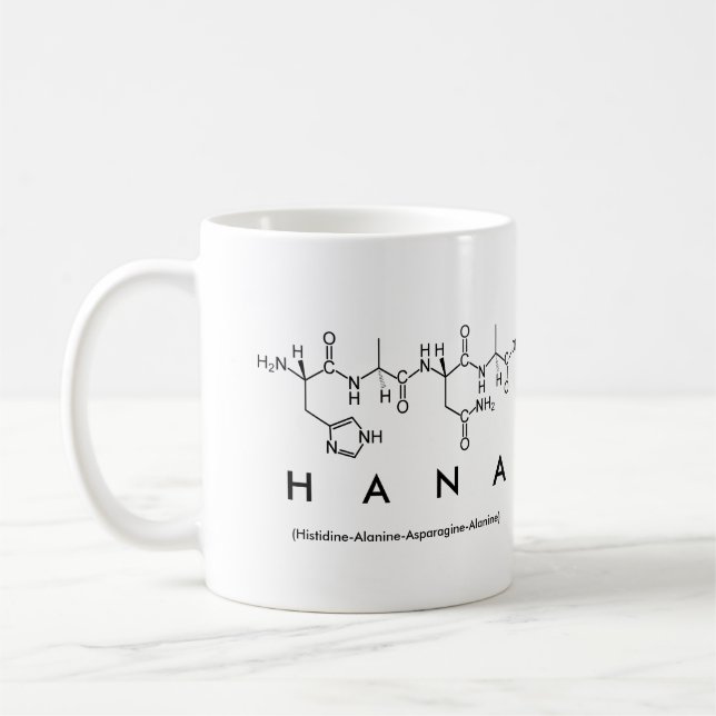 Tasse des Hana-Peptids (Links)