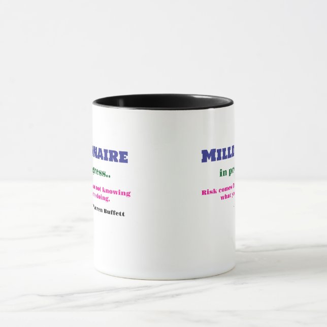 Tasse des Handels, Warren Buffett Zitat - Tee-Kaff (Zentrum)