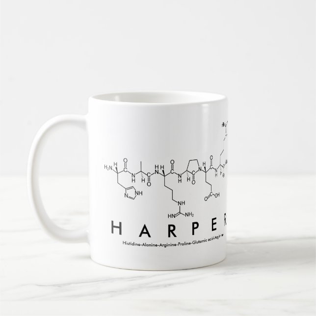 Tasse des Harper-Peptids (Links)