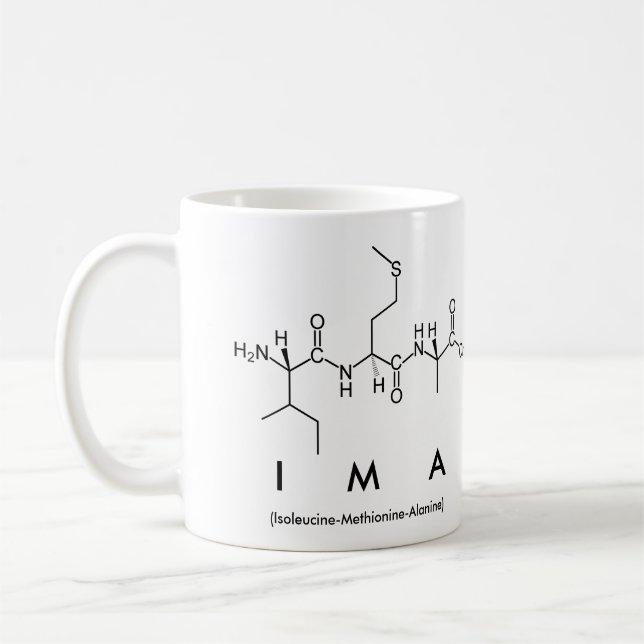 Tasse des Ima-Peptids (Links)