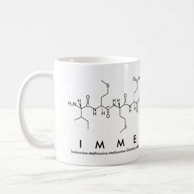 Tasse des Imme-Peptids (Links)