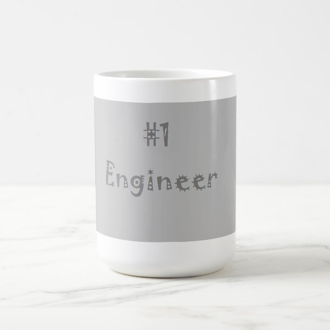Tasse des Ingenieur-#1 (grau) (Mittel)