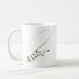 Tasse des initiales des fêtes d'hiver