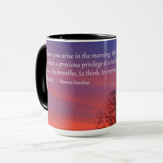 Tasse des Inspirationskaffees (Vorderseite Links)
