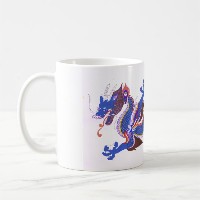 Tasse des japanischen Drachendesigns (Links)