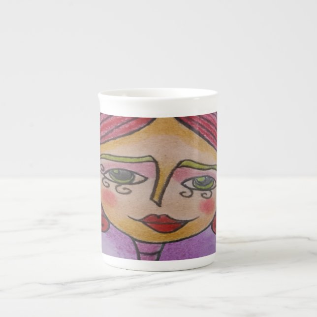 Tasse des Kaffees (Colorful Whimsical 03) (Vorderseite)