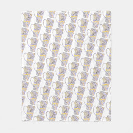 Tasse des Kaffees Fleecedecke