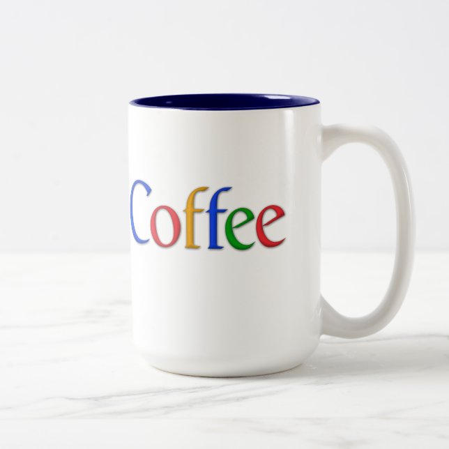 Tasse des Kaffees (Google-Logo) (Rechts)