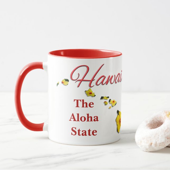 Tasse des Kaffees - HAWAII (Mit Donut)