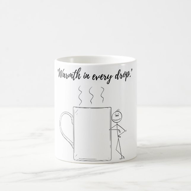 Tasse des Kaffees: Ihre Tagesdosis der Freude" (Mittel)