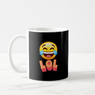 Tasse des Kaffees, LOL, Lachen Emoji