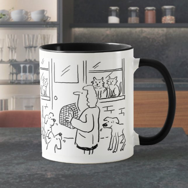 Tasse des Kaffees mit Tierärztliche Illustration (Von Creator hochgeladen)