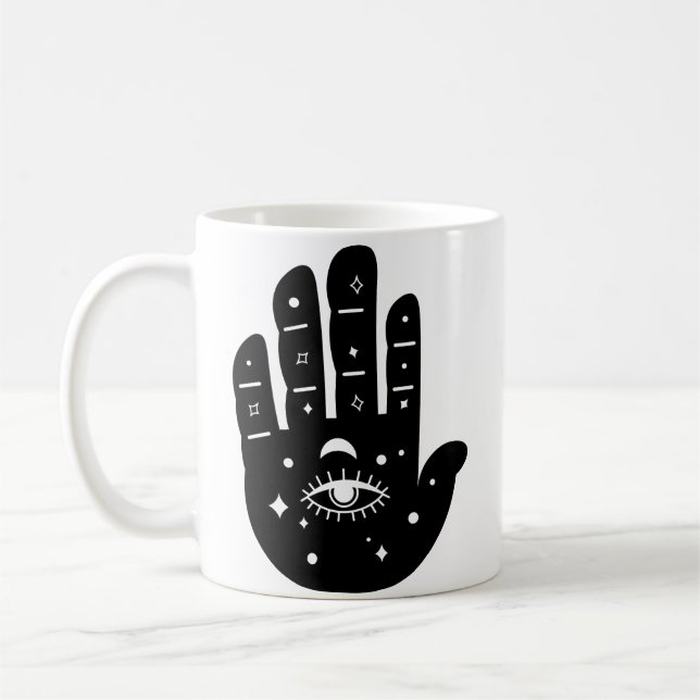 Tasse des Kaffees - mystisch, übernatürlich (Links)