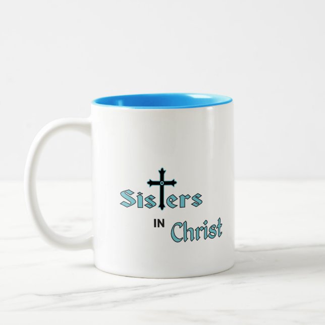 Tasse des Kaffees: Schwestern in Christus (Links)