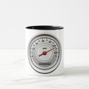 Tasse des Kfz-Geschwindigkeitsmessers
