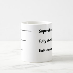 Tasse des Koffeinmessers - Kaffeemengen für jede S