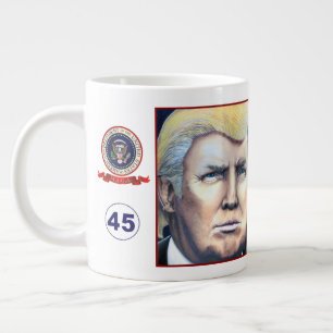 Tasse des Kommissionspräsidenten Donald Trump Por