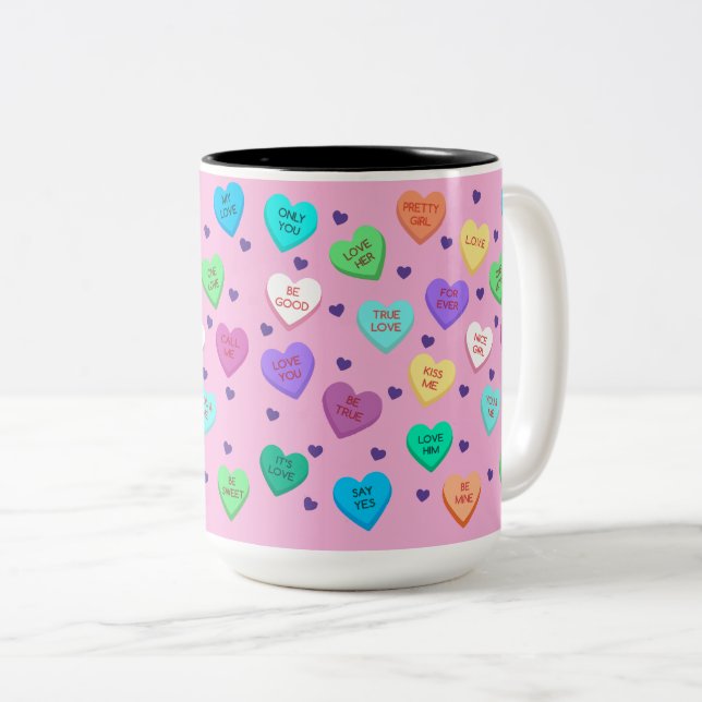 Tasse des konversalen Herzens (VorderseiteRechts)