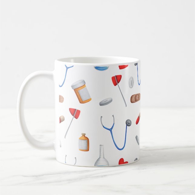 Tasse des Krankenhauses und der Klinik (Links)
