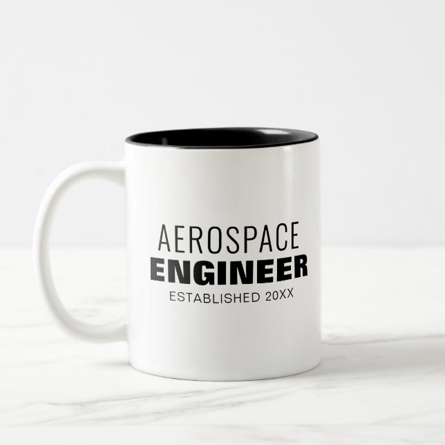 Tasse des Luftfahrtingenieurs (Links)