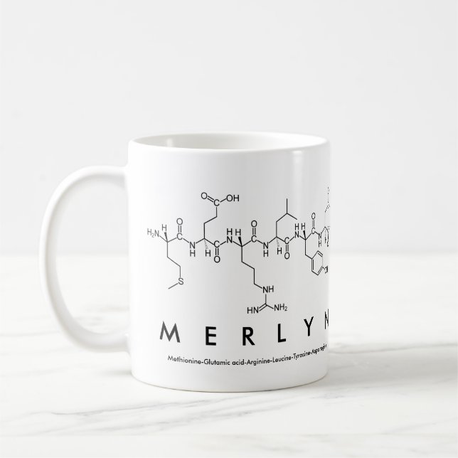 Tasse des Merlyn-Peptids (Links)