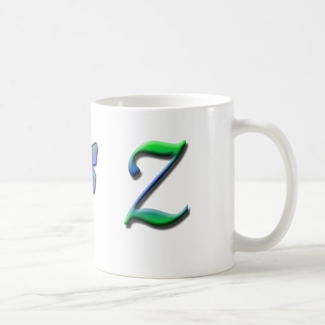 Tasse des Monogramm-Z (Rechts)