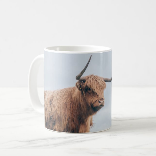 Tasse des montagnes de vache à "Angus" (Devant gauche)