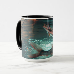 Tasse des Nachtfischens