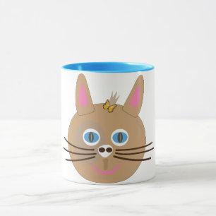 Tasse des niedlichen KatzenCartoon