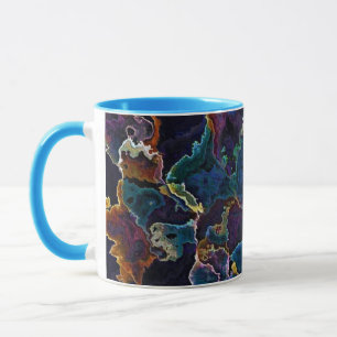 Tasse des Ölteppichs