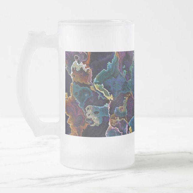 Tasse des Ölteppichs (Links)