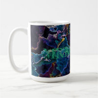Tasse des Ölteppichs