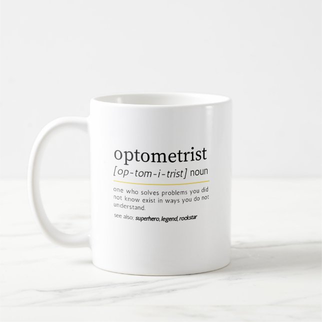 Tasse des Optometristen. (Links)