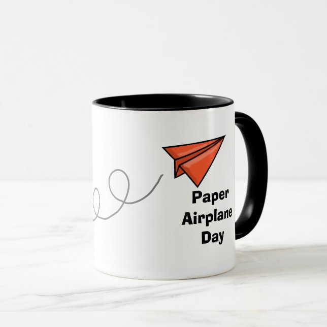 Tasse des Papierflugzeugtages (VorderseiteRechts)