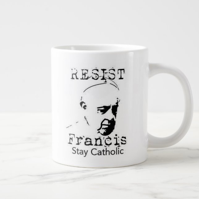 Tasse des Papstes Residence Frances Bleibe katholi (Rechts)