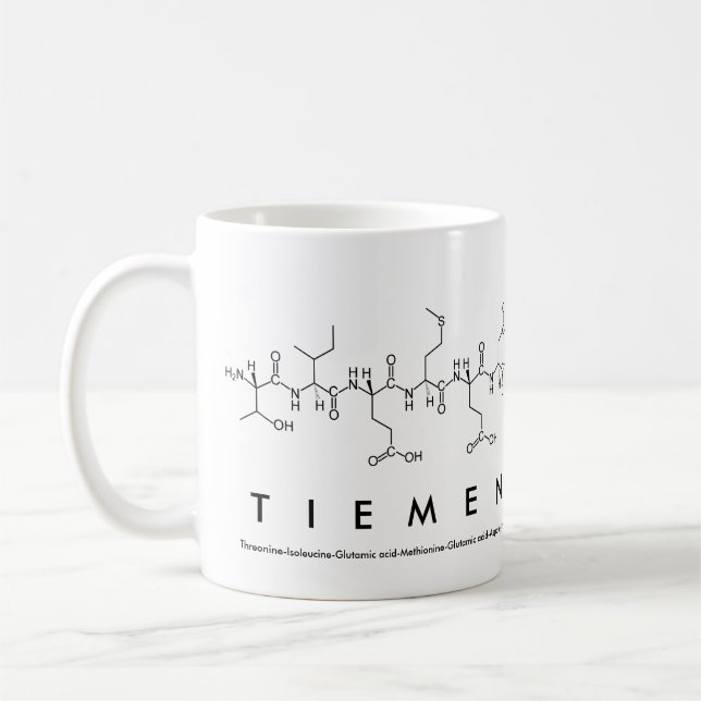 Tasse des Peptids (Links)