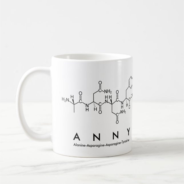 Tasse des Peptids (Links)