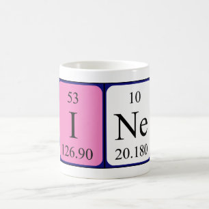 Tasse des Periodennamens