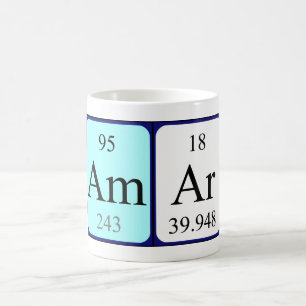 Tasse des Periodennamens Amar